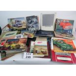 A collection of brochures and magazines of automobile interest, to include Riley, AEC Gazette,
