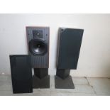 A pair of vintage KEF `C Series` speakers, C30 model,