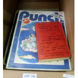 A BOX CONTAINING A SELECTION OF PRINTED COLLECTABLES to include a vintage ward lock Guide to