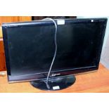 A SAMSUNG BRANDED FLAT SCREEN TV MONITOR