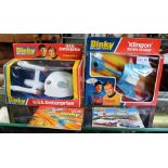 TWO ORIGINAL BOXED DINKY "STAR TREK" SPACESHIPS to include model 358, "The Enterprise" and model 357
