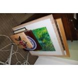 A SELECTION OF DECORATIVE PICTURES AND PRINTS to include original art works