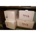 FOUR BOXED "NAO" SPANISH PORCELAIN FIGURINES