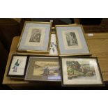 A SELECTION OF DECORATIVE PICTURES AND PRINTS, VARIOUS