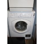 A WHITE FINISHED UNDERCOUNTER HOTPOINT 6KILO A+ RATED WASHING MACHINE model HF6B351