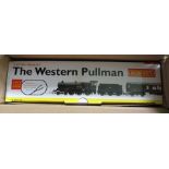 A BOX CONTAINING A HORNBY ELECTRIC TRAIN SET titled "The Western Pullman"