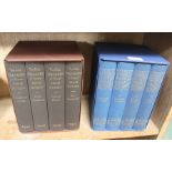 TWO BOXED FOUR VOLUME FOLIO SOCIETY TREASURIES OF CRIME