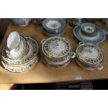 A SELECTION OF PROBABLY UNUSED ROYAL WORCESTER WINDSOR PATTERNED DINNER WARES