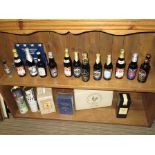 A GOOD COLLECTION OF UNUSED CELEBRATION/COMMERATIVE ALE together with a vintage miniature Southern