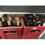 TWO DAVENPORT CRATES containing 12 BOTTLES OF WINE, various