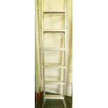 AN ALUMINIUM THREE WAY FOLDING LADDER