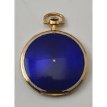 A "TAVANNES WATCH CO." 14K GOLD CASED GENTLEMAN'S DRESS POCKET WATCH of hunter design, the front and