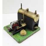 AN ESL MAJOR 1550 TWIN CYLINDER MODEL STATIONARY STEAM ENGINE, in original box