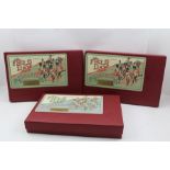 THREE "FIELD DAY" CAST METAL PAINTED SOLDIER SETS in original boxes, "King's Royal Rifle Corps,