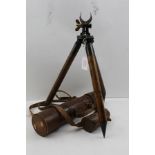 A FIRST WORLD WAR "DALLMEYER LONDON" THREE DRAW BRASS TELESCOPE, "The Sig Mk IV No.2381 1915" in