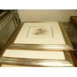 THREE DECORATIVE PRINTS appertaining to the England rugby team, from the era of Jeremy Guscott,