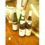 FOUR BOTTLES OF GERMAN WINE VARIOUS