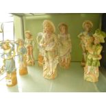 AN EXTENSIVE COLLECTION OF EARLY 20TH CENTURY CONTINENTAL PORCELAIN HUMAN FIGURINES to include