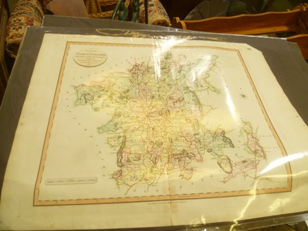 FOUR UNFRAMED MAPS OF WORCESTERSHIRE - Image 2 of 2