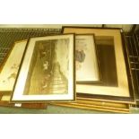 A SELECTION OF DECORATIVE PICTURES AND PRINTS VARIOUS