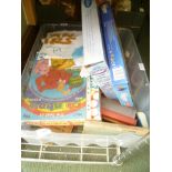 A CRATE OF CHILDRENS TOYS, GAMES AND LITERATURE