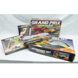 A "SCALEXTRIC" GRAND PRIX SET, original box, together with various originally boxed accessories,