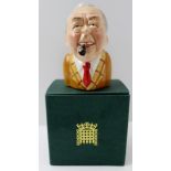 FROM THE ESTATE OF THE LATE BARONESS LADY FALKENDER A "BAIRSTOW" LIMITED EDITION CERAMIC HAROLD