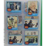A COLLECTION OF "Star Wars" cards, produced for "20th Century Fox film Corps", 1977, 6cm x 9cm.