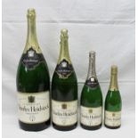 A COLLECTION CHARLES HEIDSIECK BRANDED DUMMY CHAMPAGNE BOTTLES