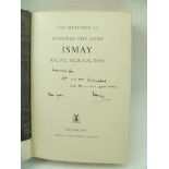 THE MEMOIRS OF GENERAL THE LORD ISMAY, K.G., P.C., G.C.B., C.H., D.S.O. published by William