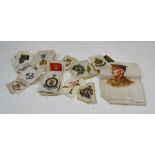 A COLLECTION OF CIGARETTE SILKS including; Regimental insignia and one of General Sir Henry S.