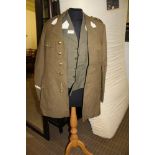 TWO MILITARY DRESS JACKETS