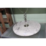 A MARBLE BASED REVOLVING LAZY SUSAN ideal for the Christmas cheese platter!