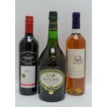 MUSCAT DE RIVESALTES 2004 Domaine Cazes, 1 bottle CAWSTON COVE SHIRAZ 2015 1 bottle CROFT ORIGINAL