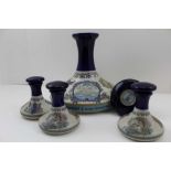 PUSSER'S BRITISH NAVY RUM 54% vol., 1 litre in ornate Wade ceramic ship's style decanter with HMS