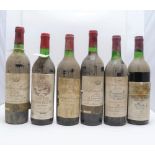 A SELECTION OF RED BORDEAUX; Chateau La Duchesse 1956 Canon Fronsac, 1 bottle Chateau Senejac 1976