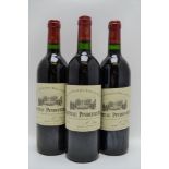 CHATEAU PINDEFLEURS 1986 Saint Emilion Grand Cru, 3 bottles