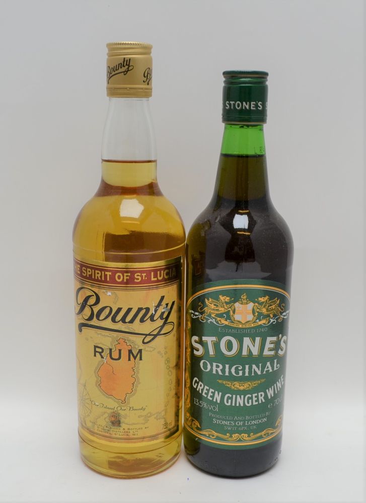 BOUNTY RUM St Lucia, 40% vol., 1 bottle CREME DE MURE NV Lucien Jacob, 18%, 1 x 35cl bottle