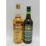BOUNTY RUM St Lucia, 40% vol., 1 bottle CREME DE MURE NV Lucien Jacob, 18%, 1 x 35cl bottle