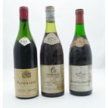 POMMARD 1964 A. Thierry, 1 bottle GEVREY-CHAMBERTIN 1967 Patriarche and Beaune, 1 bottle BEAUNE 1969