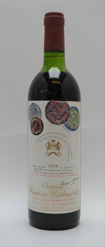 CHATEAU MOUTON ROTHSCHILD 1978 AC Pauillac, 1 bottle