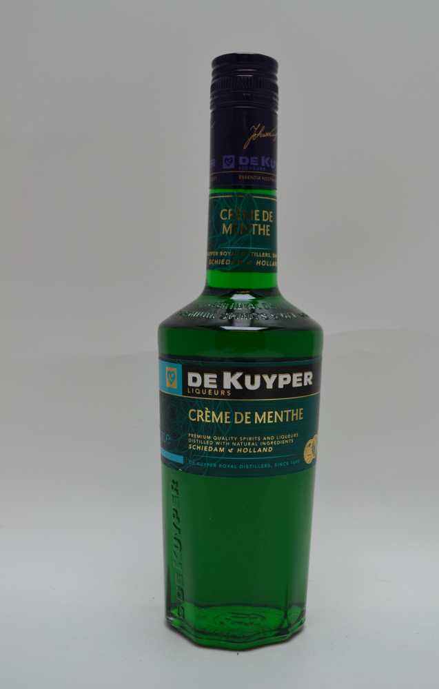 DE KUYPER CREME DE MENTHE, 1 half litre bottle