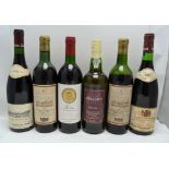 MIXED LOT OF PORT & WINES; Crozes Hermitage 1982 Dom. Thalabert Jaboulet Cotes de Ventoux 1995