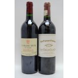 LE PETIT CHEVAL 2002 Saint-Emilion Grand Cru, 1 bottle LA GRANGE NEUVE DE FIGEAC 2000, 1 bottle