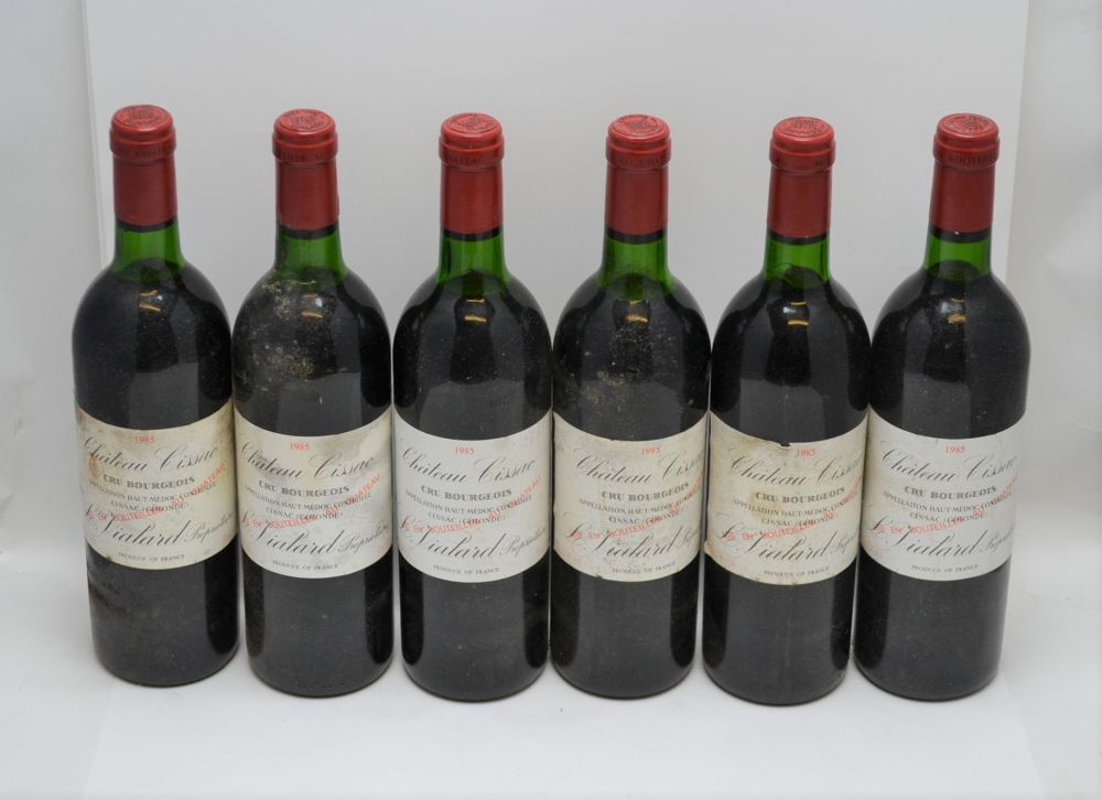 CHATEAU CISSAC 1985 cru Bourgeois, L. Vialard, 6 bottles