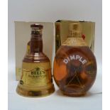 JOHN HAIG Blended Scotch Whisky, 13 1/3 fl.oz., boxed BELL'S Scotch Whisky, 6 2/3 fl.oz., Wade