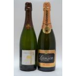 LANSON ROSE NV champagne, 1 bottle CREMANT DE LOIRE NV Chateau de L'Aulee, 1 bottle (2)