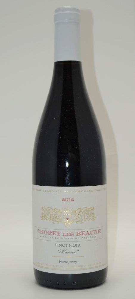 CHOREY-LES-BEAUNE "Marvine" 2012 Pinot Noir, Pierre Janny, 12 bottles in o.c.