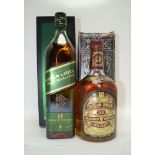 JOHNNIE WALKER "GREEN LABEL" Blended Malt Scotch Whisky, aged 15 years, 43% vol., 1 bottle boxed