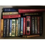 Twenty folio society books including Paul Scott set of four, Tom Jones Henry Fielding and